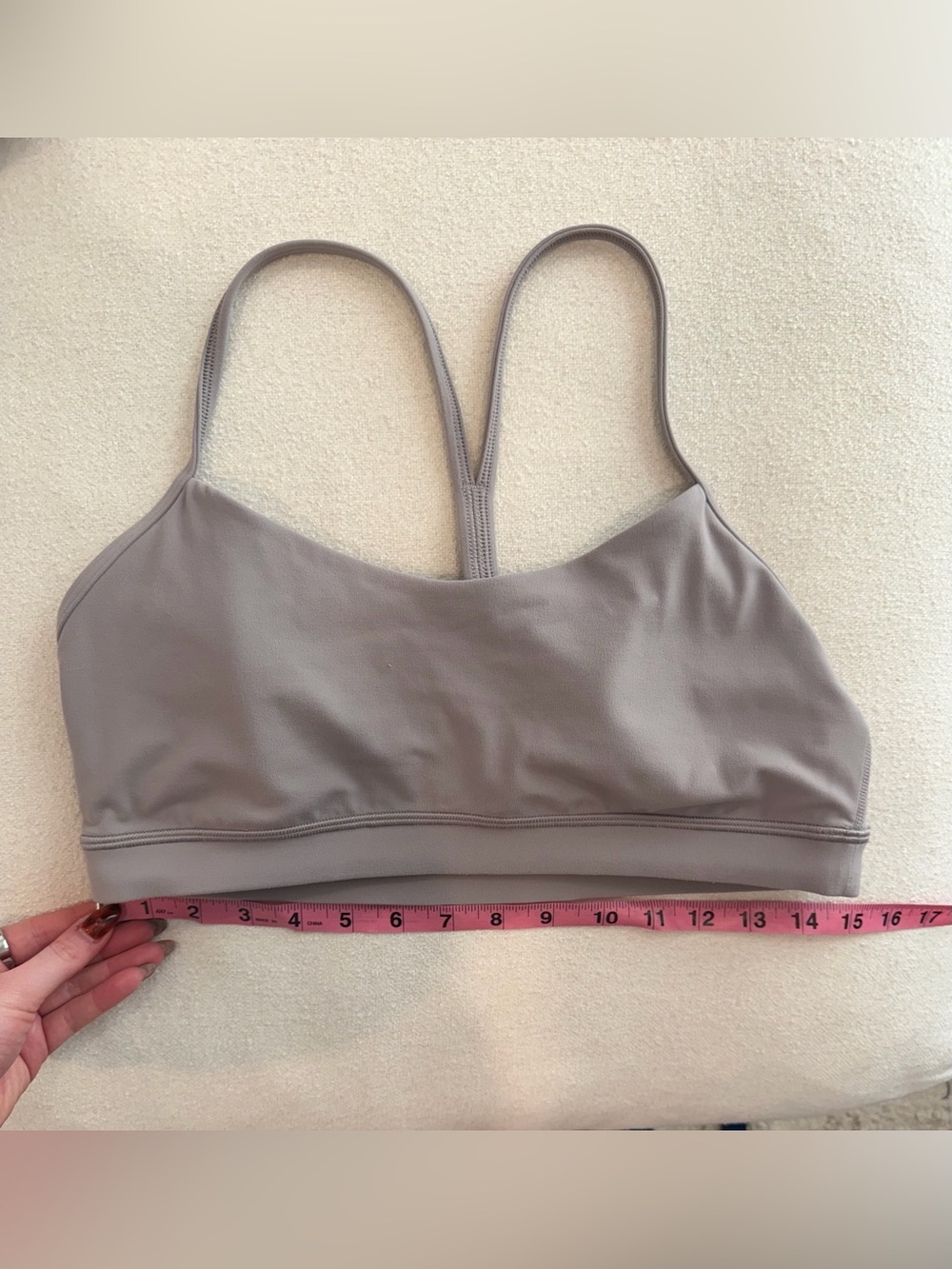 Flow Y Bra Nulu *Light Support, A-C Cups - Mauve Grey - 12